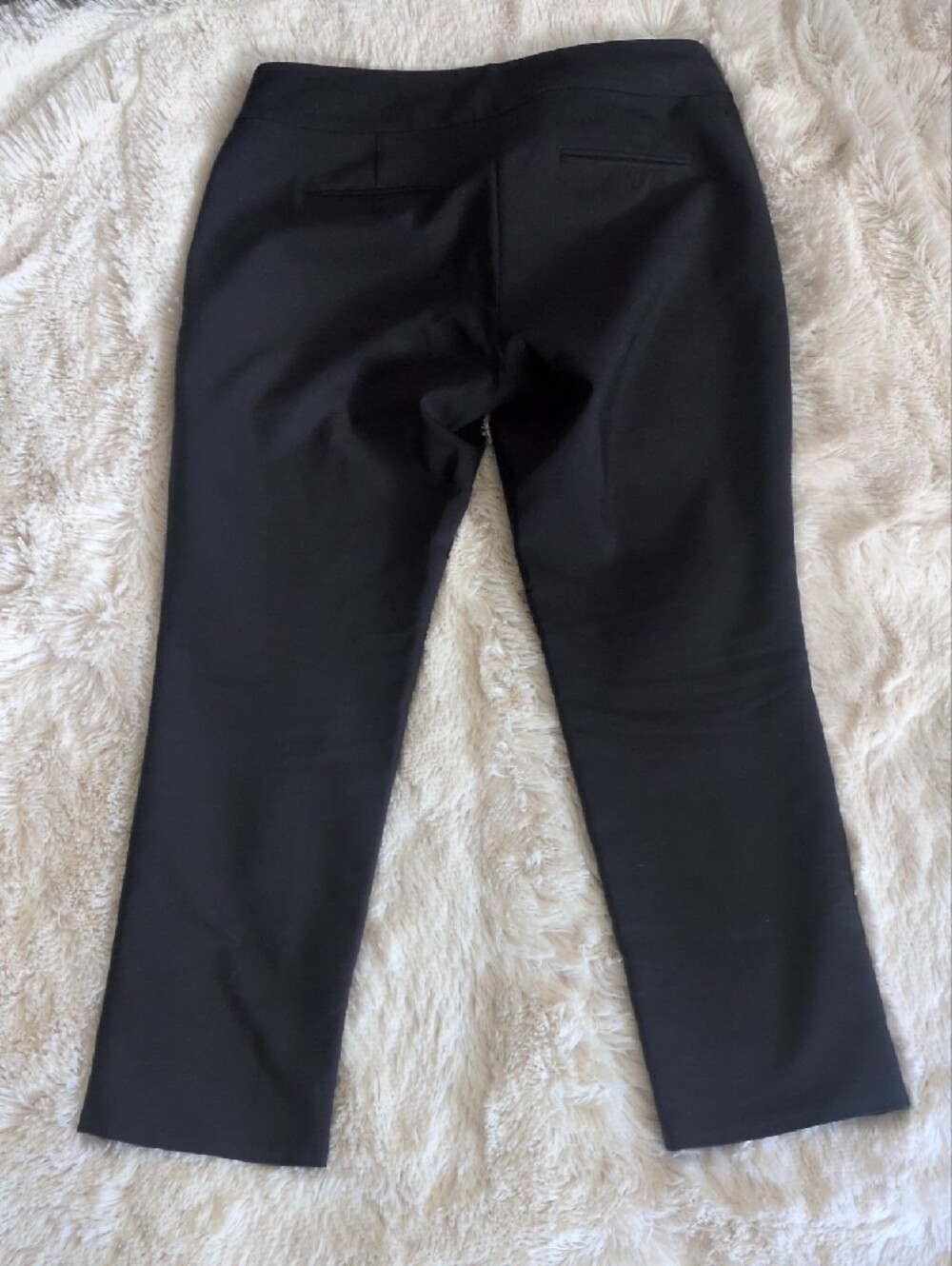 Ann Taylor Straight-Leg Navy Pull-On Pants - Picture 6 of 6